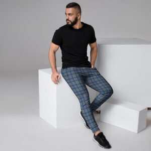 Fermanagh tartan men's joggers