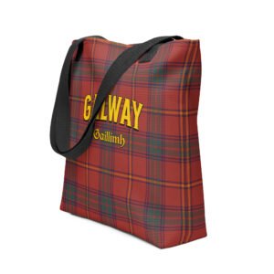 Galway tartan tote bag