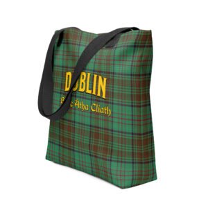 Dublin tartan tote bag