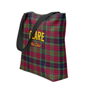 Clare tartan tote bag