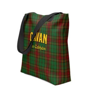 Cavan tartan tote bag