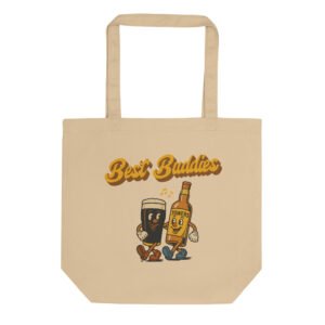 Best Buddies pint & whiskey eco tote bag