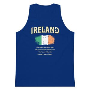 Ireland song for Ireland men’s tank top - Team Royal, S