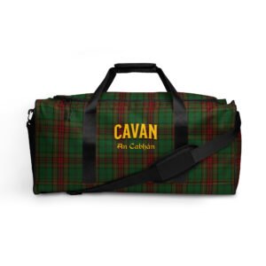 Cavan tartan duffle bag