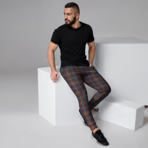 Cork tartan men's joggers