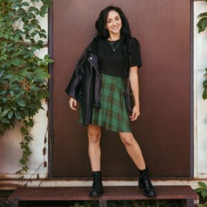 Dublin tartan skater skirt