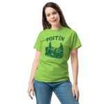 unisex-classic-tee-lime-front-689130c7ef620
