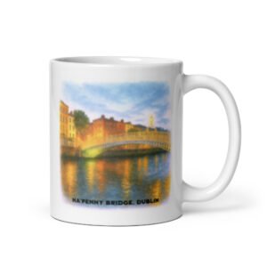Ha'penny Bridge watercolour mug