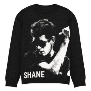 Shane MacGowan knitted crew neck sweater