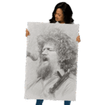 Luke Kelly "The Passion" Pencil Sketch Style Poster
