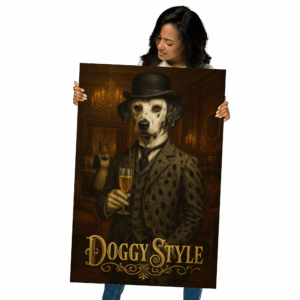 Dalmatian doggy style photo poster
