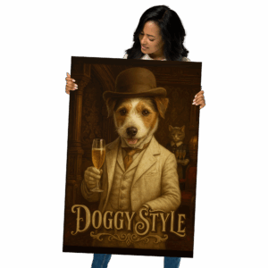 Jack Russell Terrier doggy style photo poster
