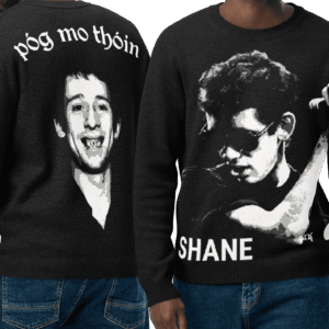 Shane MacGowan knitted crew neck sweater