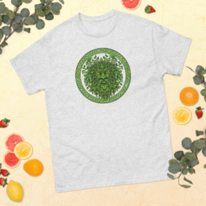 Green man celtic unisex t-shirt