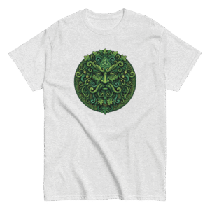 Celtic Green Man Unisex T-Shirt – Nature Spirit Design