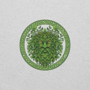 Green man celtic unisex hoodie