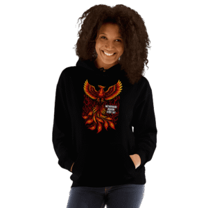 Motherhood reborn phoenix unisex hoodie